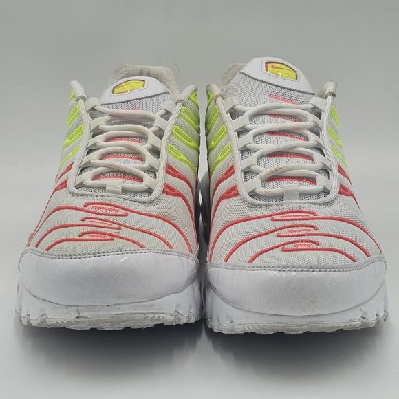 Nike Womens Air Max Plus SE Hot Punch White Volt Yellow Pink 862201-102 Size 10 - Picture 6 of 12